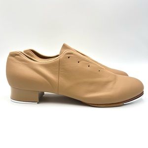 11.5N 11.5 N‎ NARROW Bloch S0389L Black Leather Tap Flex Slip On Tap Dance Shoes